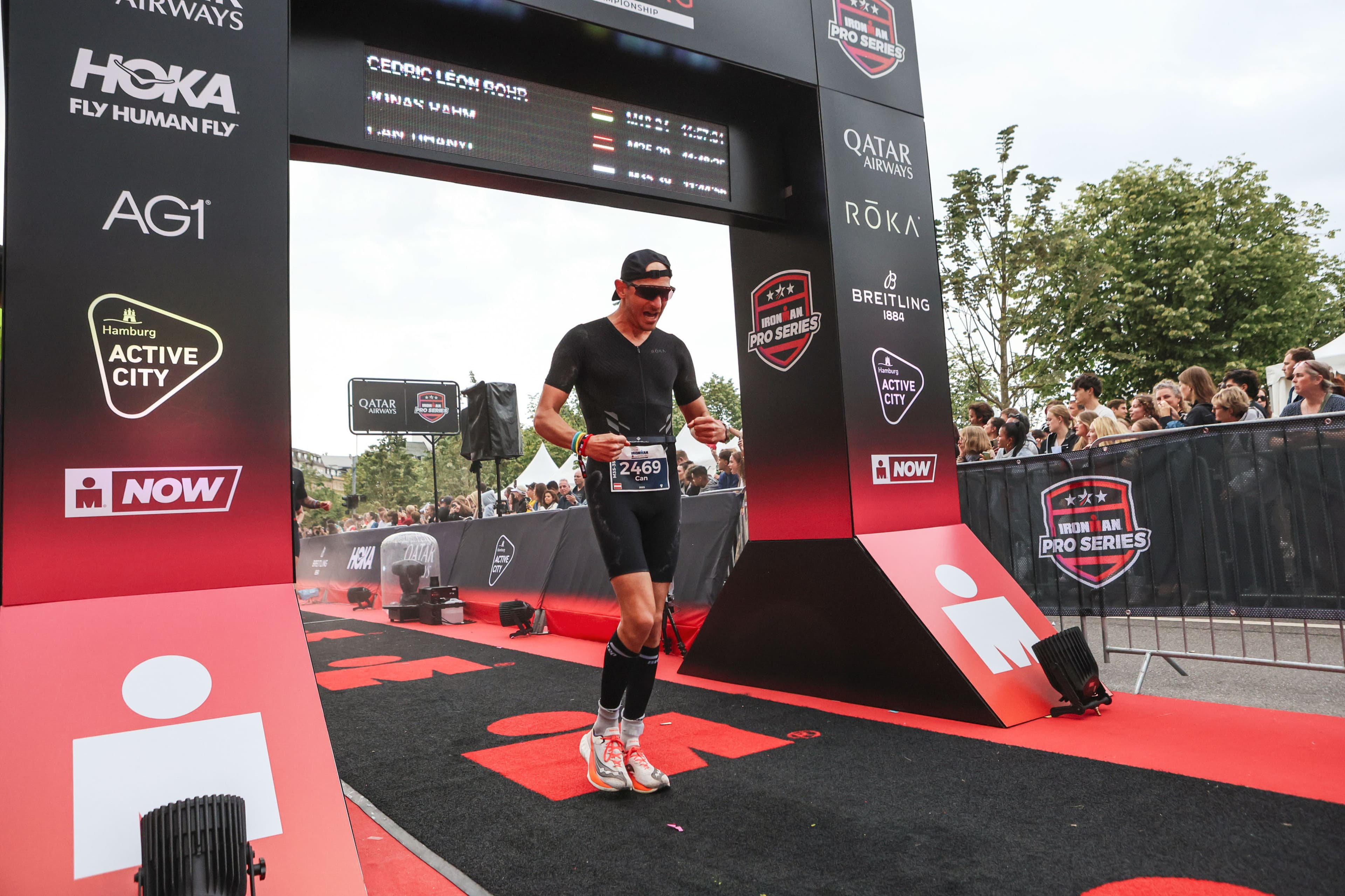 Finish line, Ironman Hamburg 2025
